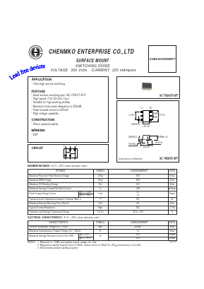 CHBD3004BRMPT Datasheet PDF CHENMKO CO., LTD.