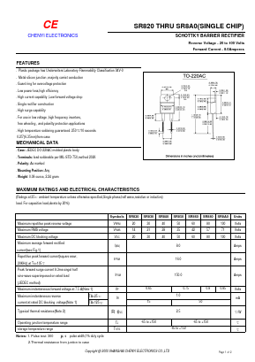SR830 Datasheet PDF Shanghai Lunsure Electronic Tech