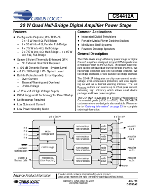 CRD4525-Q1 Datasheet PDF Cirrus Logic