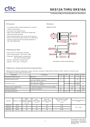 SKS16A Datasheet PDF Chip Integration Technology Corporation
