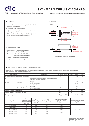 SK210MAFG Datasheet PDF Chip Integration Technology Corporation