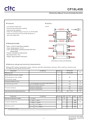 CP10L45S Datasheet PDF Chip Integration Technology Corporation