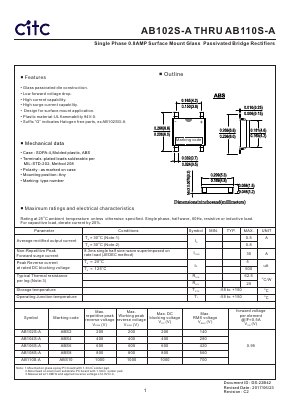 AB108S-A Datasheet PDF Chip Integration Technology Corporation