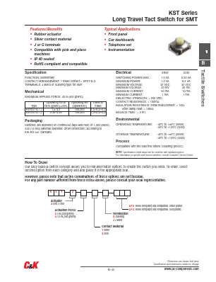 KST221G Datasheet PDF C and K Components