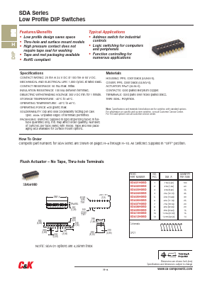 SDA07H0SB Datasheet PDF C and K Components