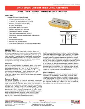 SMTR2812DKR Datasheet PDF Crane Aerospace and Electronics.