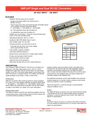 SMFLHP2815S/KR Datasheet PDF Crane Aerospace and Electronics.