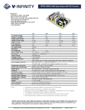 VPPQ-1003A Datasheet PDF CUI INC