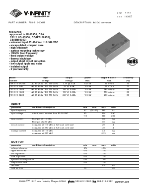 FSK-S10-3R3UB Datasheet PDF CUI INC