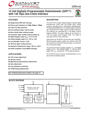 CAT5132ZI-00-GT3 Datasheet PDF Catalyst Semiconductor => Onsemi
