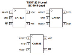 CAT823YTDI-G Datasheet PDF Catalyst Semiconductor => Onsemi