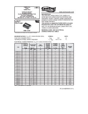 1SMB40CA Datasheet PDF Central Semiconductor