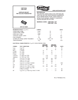 CMPT5087 Datasheet PDF Central Semiconductor