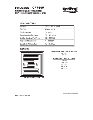 CP714V Datasheet PDF Central Semiconductor
