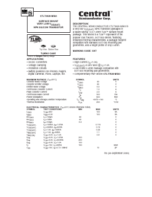 CTLT3820-M563 Datasheet PDF Central Semiconductor