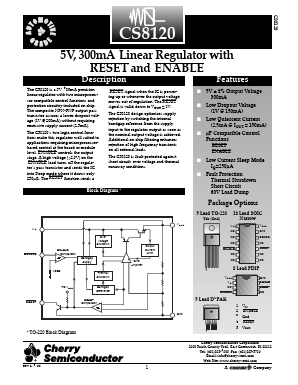 CS8120 Datasheet PDF Cherry semiconductor