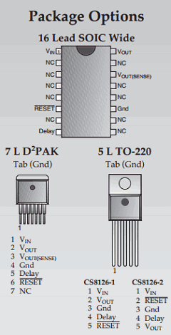 CS8126-1YT5 Datasheet PDF Cherry semiconductor