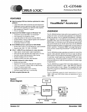 CL-GD5446-3HC-A Datasheet PDF Cirrus Logic