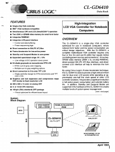 CL-GD6410-40QC-A Datasheet PDF Cirrus Logic