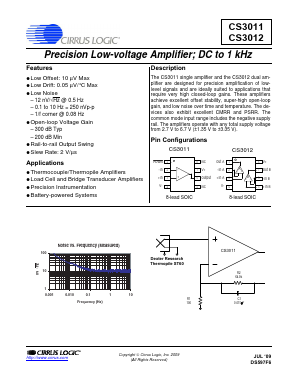 CS3011-ISZ Datasheet PDF Cirrus Logic
