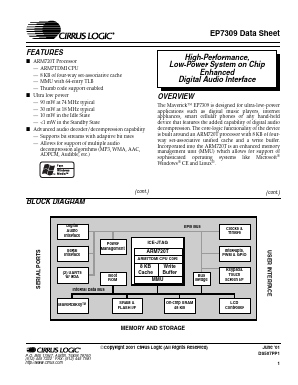 EP7309-IV-C Datasheet PDF Cirrus Logic