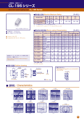 CL-195YG Datasheet PDF CITIZEN HOLDINGS CO., LTD.