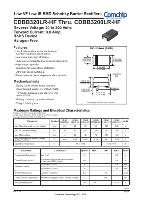 CDBB3200LR-HF Datasheet PDF ComChip