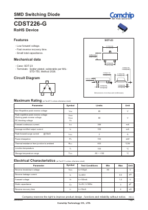 CDST226-G Datasheet PDF ComChip