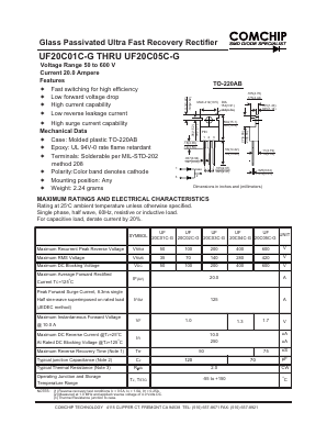UF20C01C-G Datasheet PDF ComChip