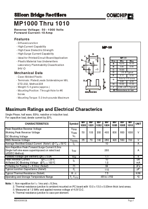 MP1006 Datasheet PDF ComChip
