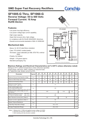SF1040-G Datasheet PDF ComChip