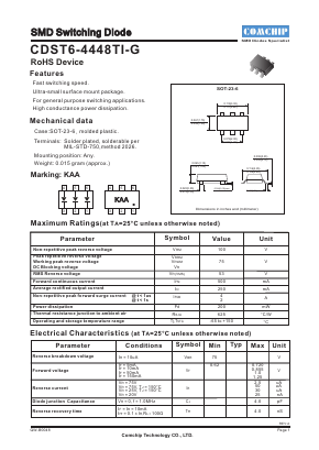 CDST6-4448TI-G Datasheet PDF ComChip