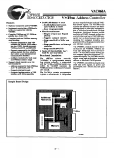 VAC068 Datasheet PDF Cypress Semiconductor