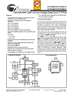 7C4291V-15 Datasheet PDF Cypress Semiconductor