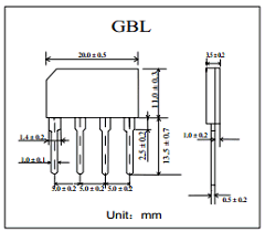 GBL406 Datasheet PDF Rugao Dachang Electronics Co., Ltd