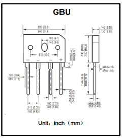 GBU10G Datasheet PDF Rugao Dachang Electronics Co., Ltd