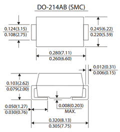 SMCJ13CA Datasheet PDF Daesan Electronics Corp.