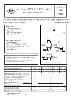 TB05S Datasheet PDF DC COMPONENTS