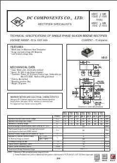 MB1505 Datasheet PDF DC COMPONENTS