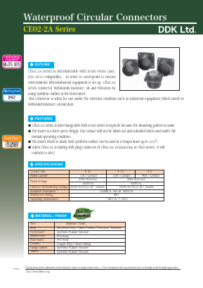 CE02-2A24-29PZ-D Datasheet PDF DDK Ltd.