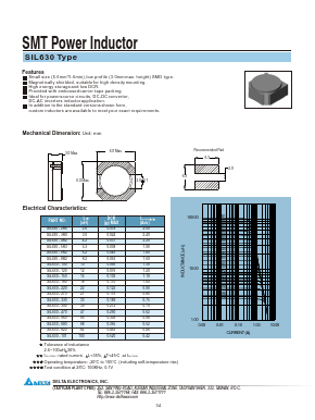 SIL630-2R6 Datasheet PDF Delta Electronics, Inc.