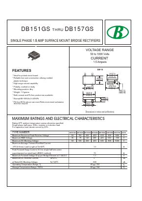 DB151GS Datasheet PDF Nanjing International Group Co