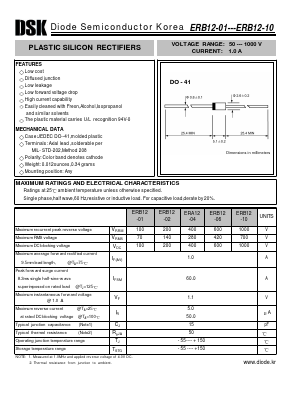 ERA12-04 Datasheet PDF Diode Semiconductor Korea