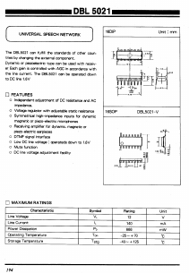 DBL5021-V Datasheet PDF Daewoo Semiconductor
