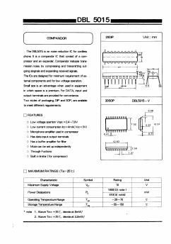 DBL5015 Datasheet PDF Daewoo Semiconductor