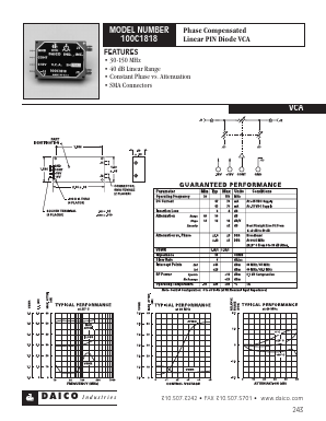 100C1818 Datasheet PDF DAICO Industries