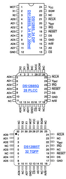 DS12885N Datasheet PDF Dallas Semiconductor -> Maxim Integrated