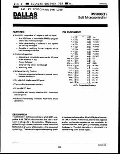 DS5000-8-8 Datasheet PDF Dallas Semiconductor -> Maxim Integrated