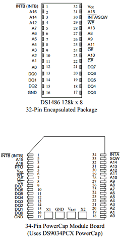 DS1486 Datasheet PDF Dallas Semiconductor -> Maxim Integrated