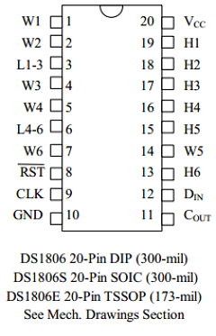 DS1806 Datasheet PDF Dallas Semiconductor -> Maxim Integrated